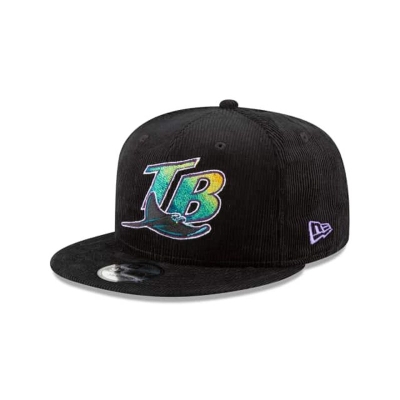 Tampa Bay Rays Gorra | New Era MLB Corduroy 9fifty Snapback Cap Mexico - Negros